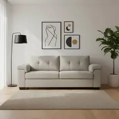 MICA - Sofá Rafa 3 Cuerpos Tela