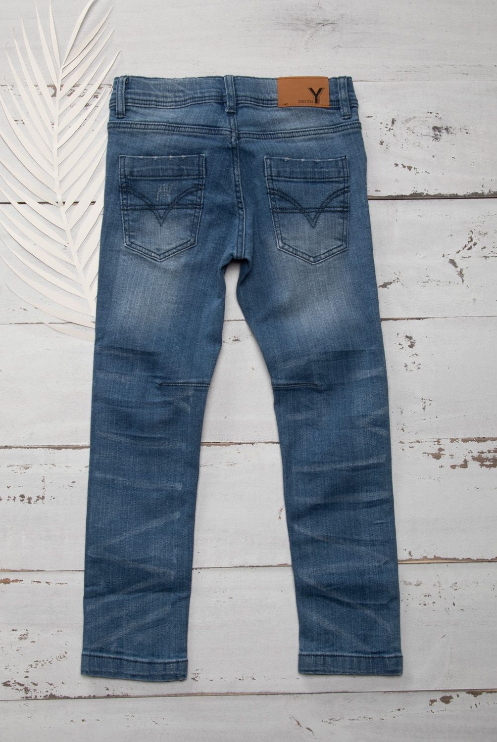 YAMP - Jeans Skinny Denim con Roturas Yamp Niño