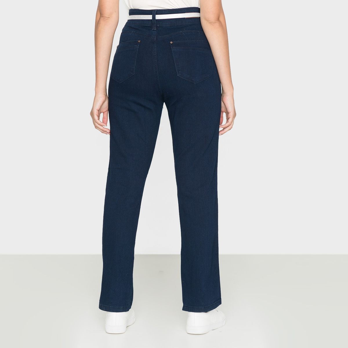 NEWPORT - Jeans Recto Tiro Alto Mujer Newport