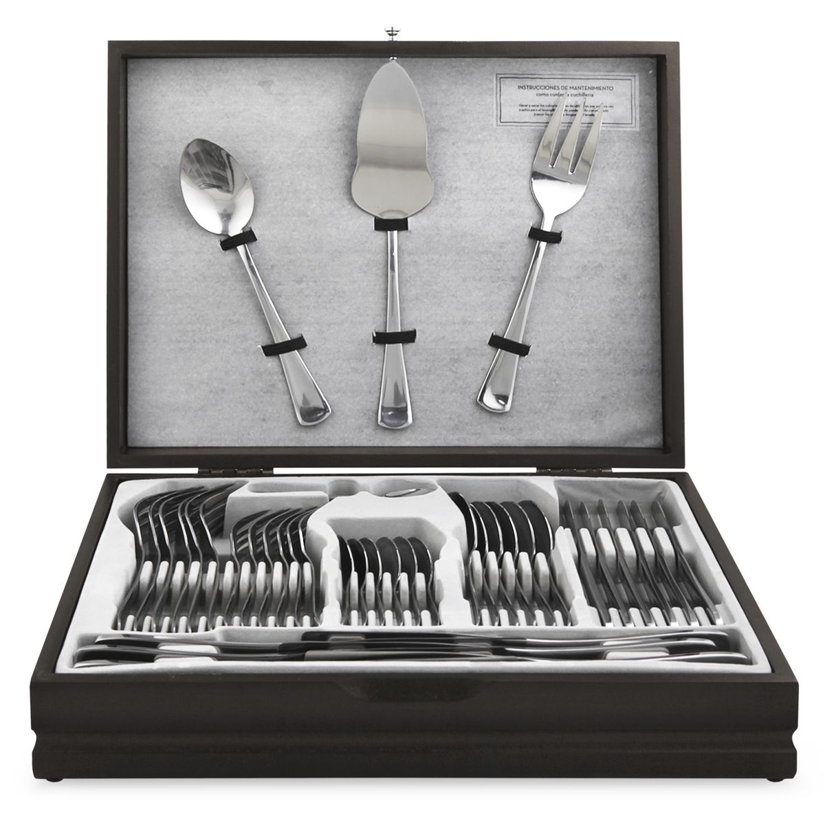 ROBERTA ALLEN - Maleta Cuchillería Bride 45 Piezas Acero Inoxidable Roberta Allen