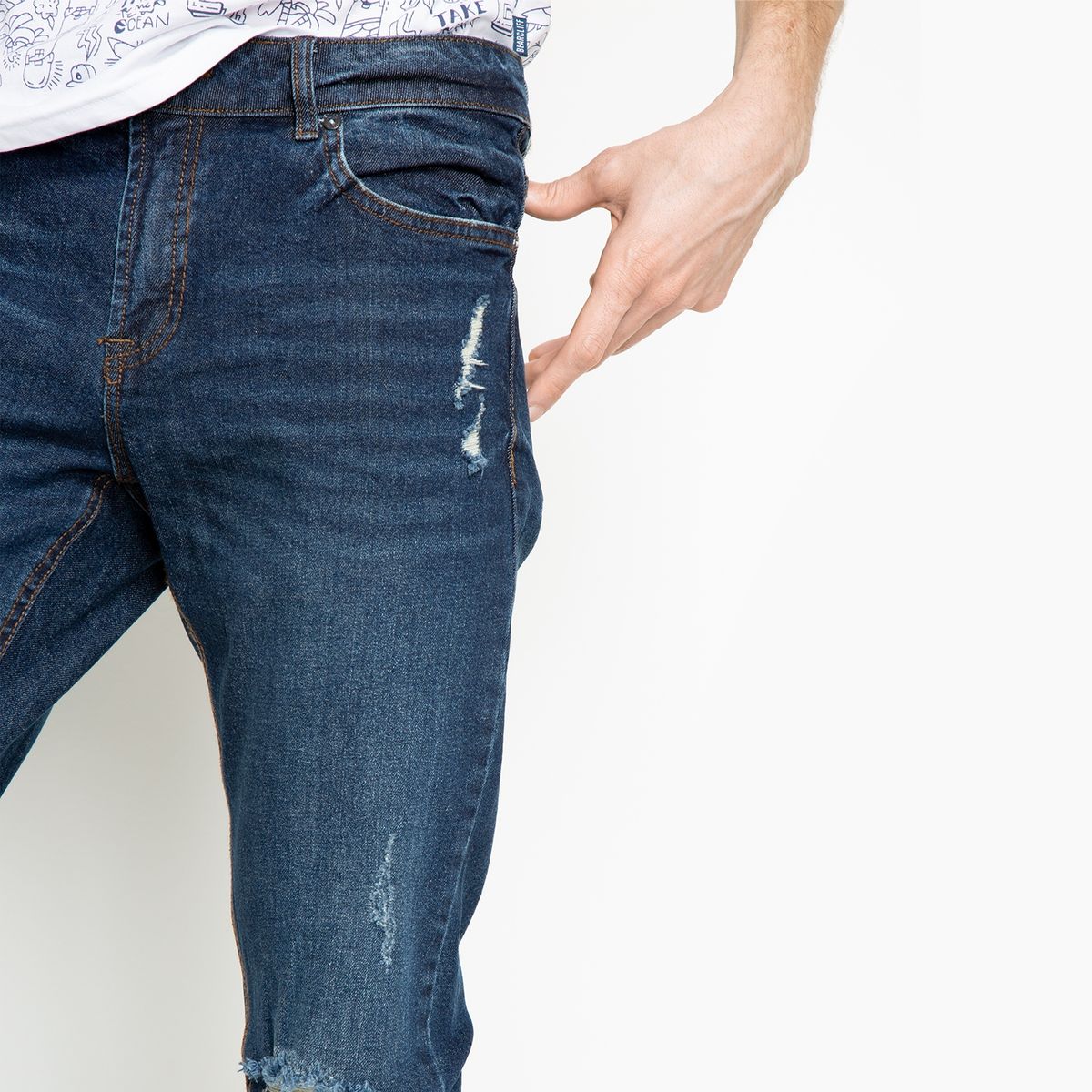 BEARCLIFF - Jeans Skinny Fit  Hombre Bearcliff