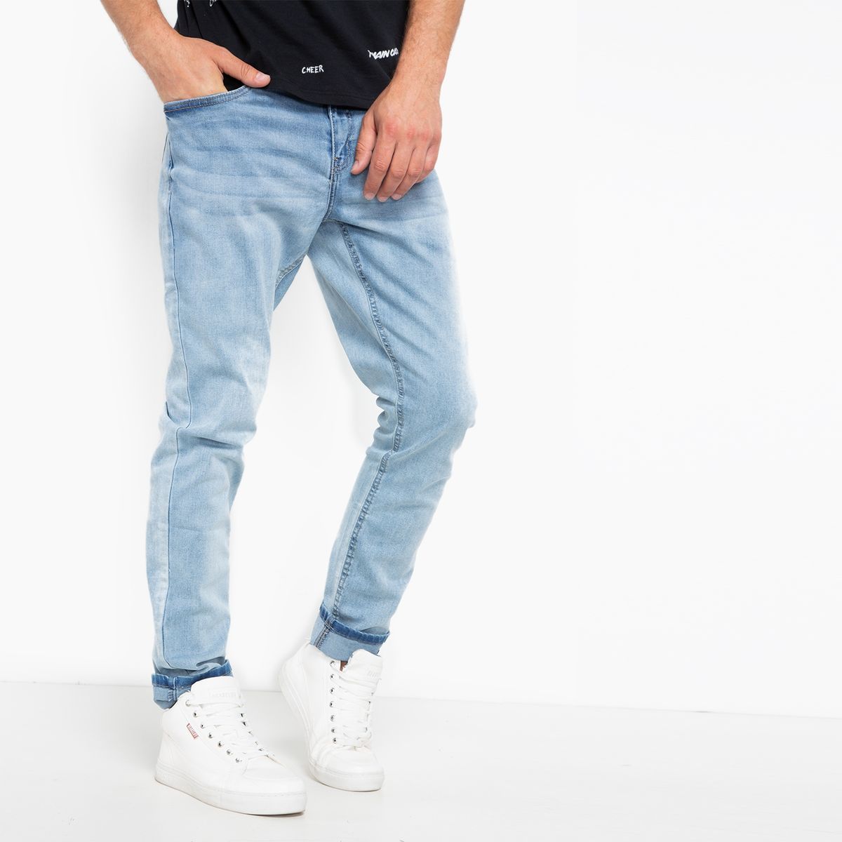 BEARCLIFF - Jeans Basico Super Skinyy Hombre Bearcliff