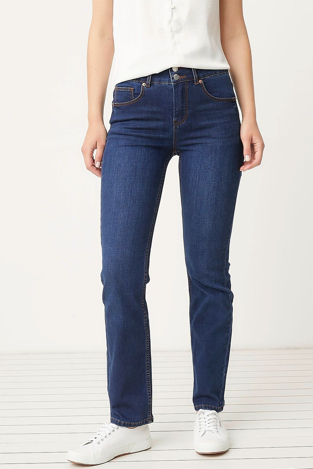 UNIVERSITY CLUB - Jeans University Club Boot Cut Tiro Medio Mujer Algodón Stretch