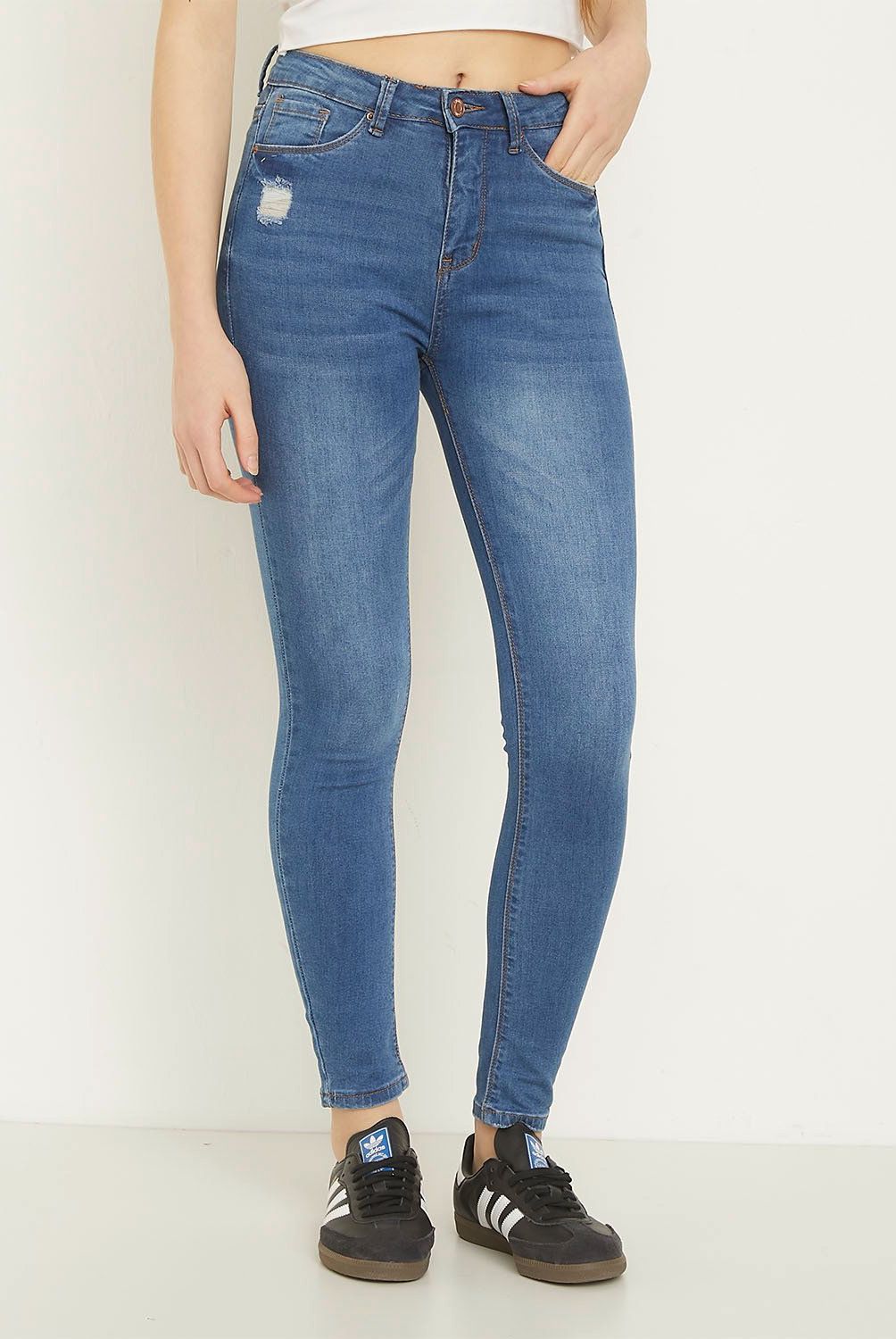 SYBILLA - Jeans Sybilla Skinny Mujer Tiro Alto