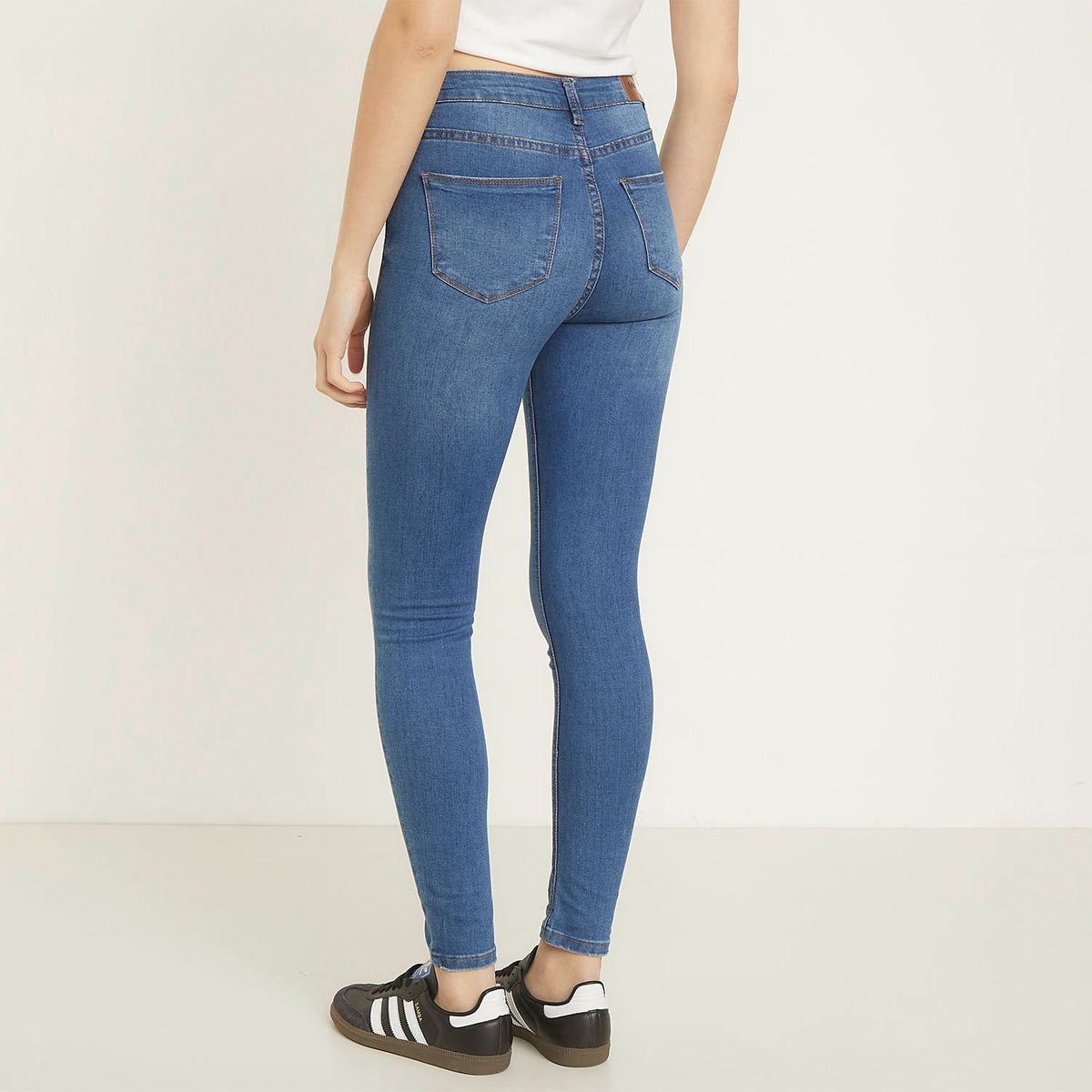SYBILLA - Jeans Skinny Tiro Alto Mujer Sybilla