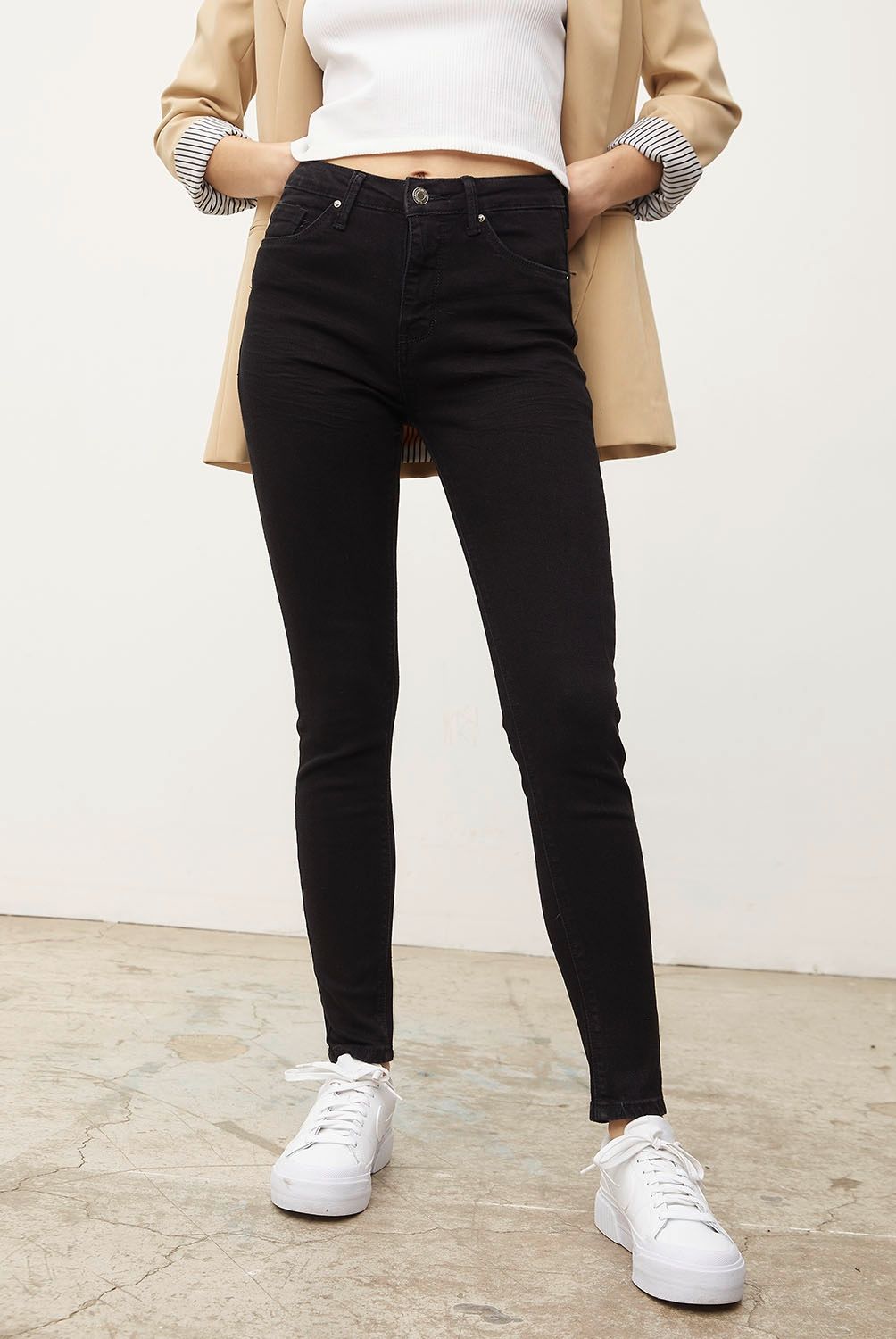 SYBILLA - Jeans Sybilla Skinny Mujer Tiro Alto