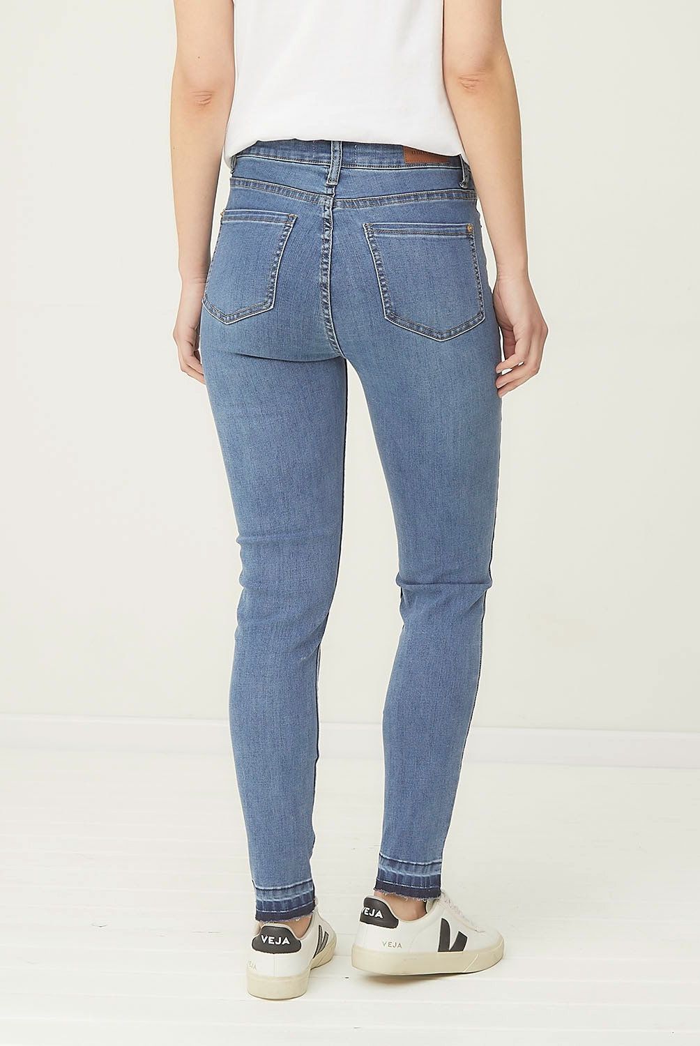 UNIVERSITY CLUB - Jeans Skinny Tiro Medio University Club Algodón Mujer