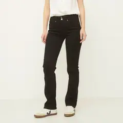 UNIVERSITY CLUB - Jeans Boot Cut Tiro Medio Mujer Algodón Stretch