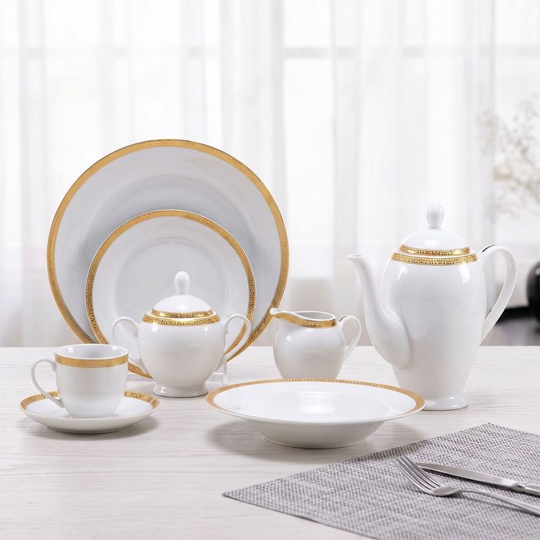Juego De Vajilla Porcelana Diana 25 Piezas Para 4 Personas a $49.990