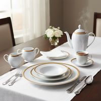 Juego De Vajilla Porcelana Diana 25 Piezas Para 4 Personas