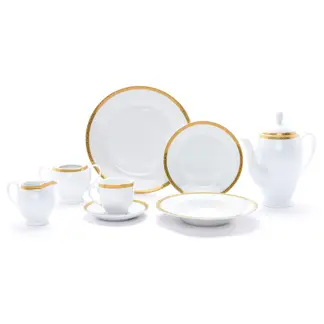 ROBERTA ALLEN - Juego De Vajilla Porcelana Diana 25 Piezas Para 4 Personas