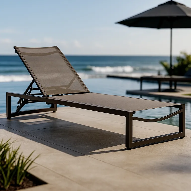 Reposera Reclinable De Terraza Mónaco