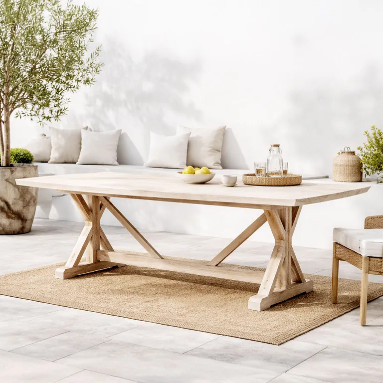 Mesa De Comedor Terraza Kubu Rectangular 200 Cm