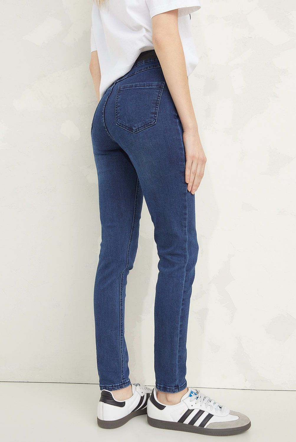 AMERICANINO - Jeans Básico Tiro Alto Mujer Americanino