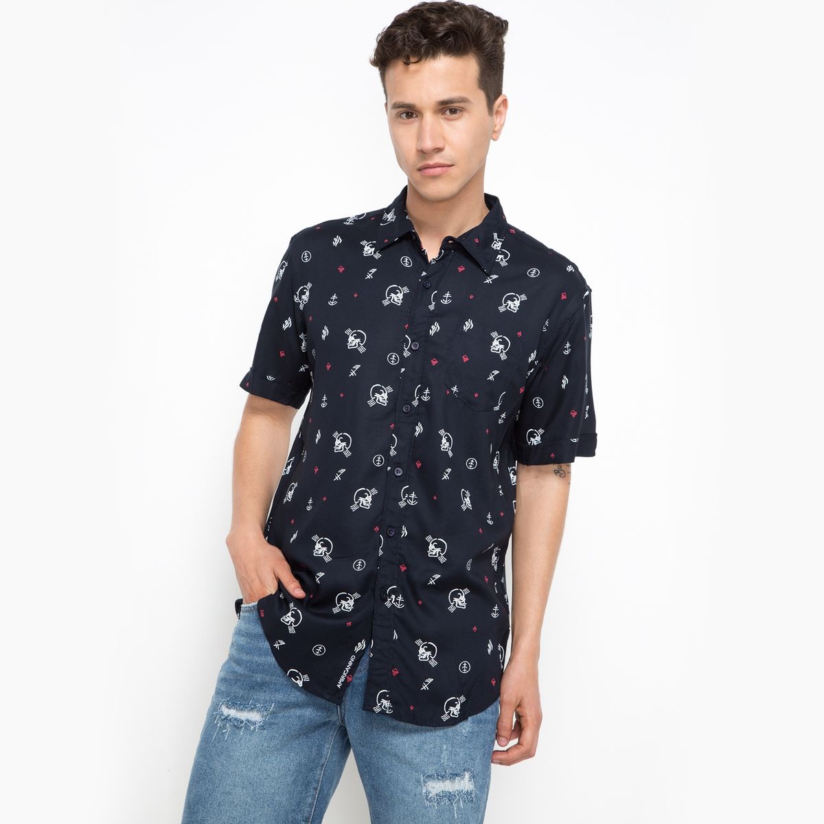 AMERICANINO - CAMISA MC FANTA CC ROCK TM