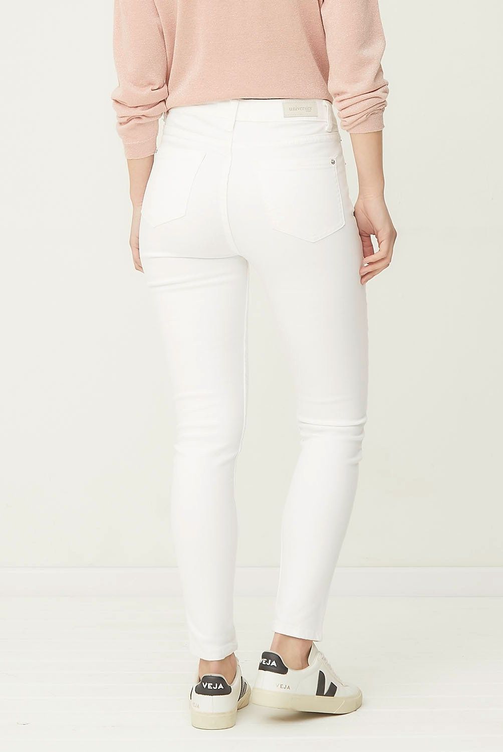UNIVERSITY CLUB - Jeans Skinny Tiro Medio University Club Algodón Mujer