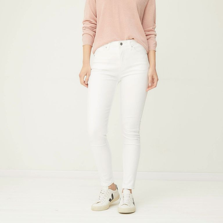 Jeans Skinny Tiro Medio Mujer