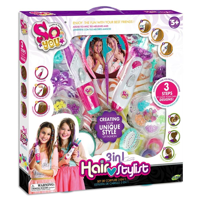 SO YOU Set 3 En 1 Decor Pelo