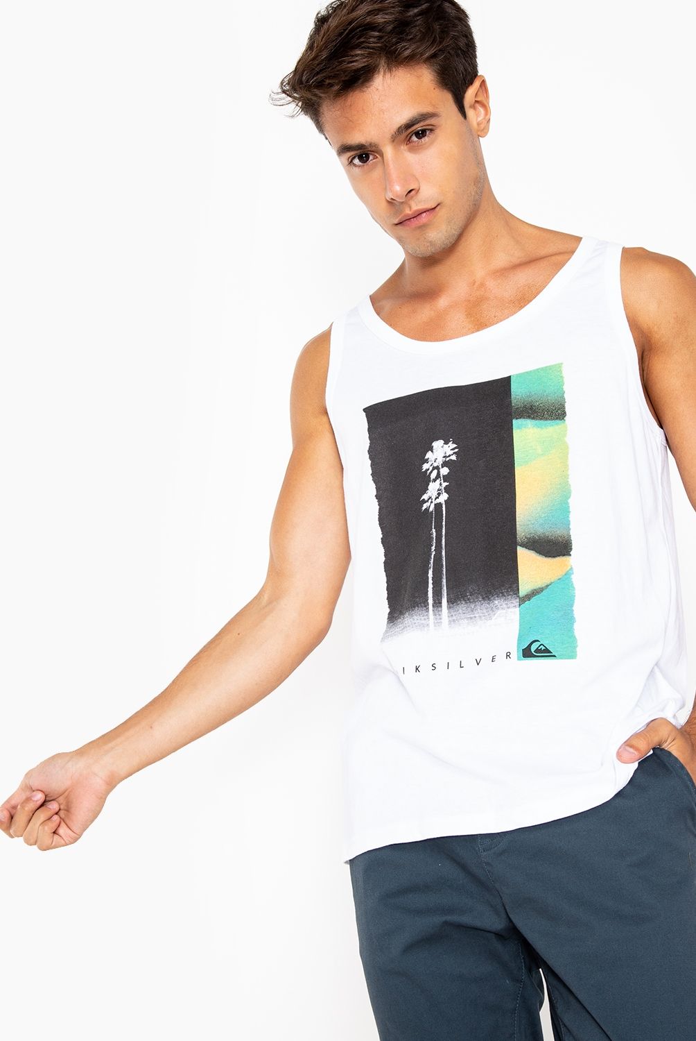 QUIKSILVER - Polera Casual Classic Fit