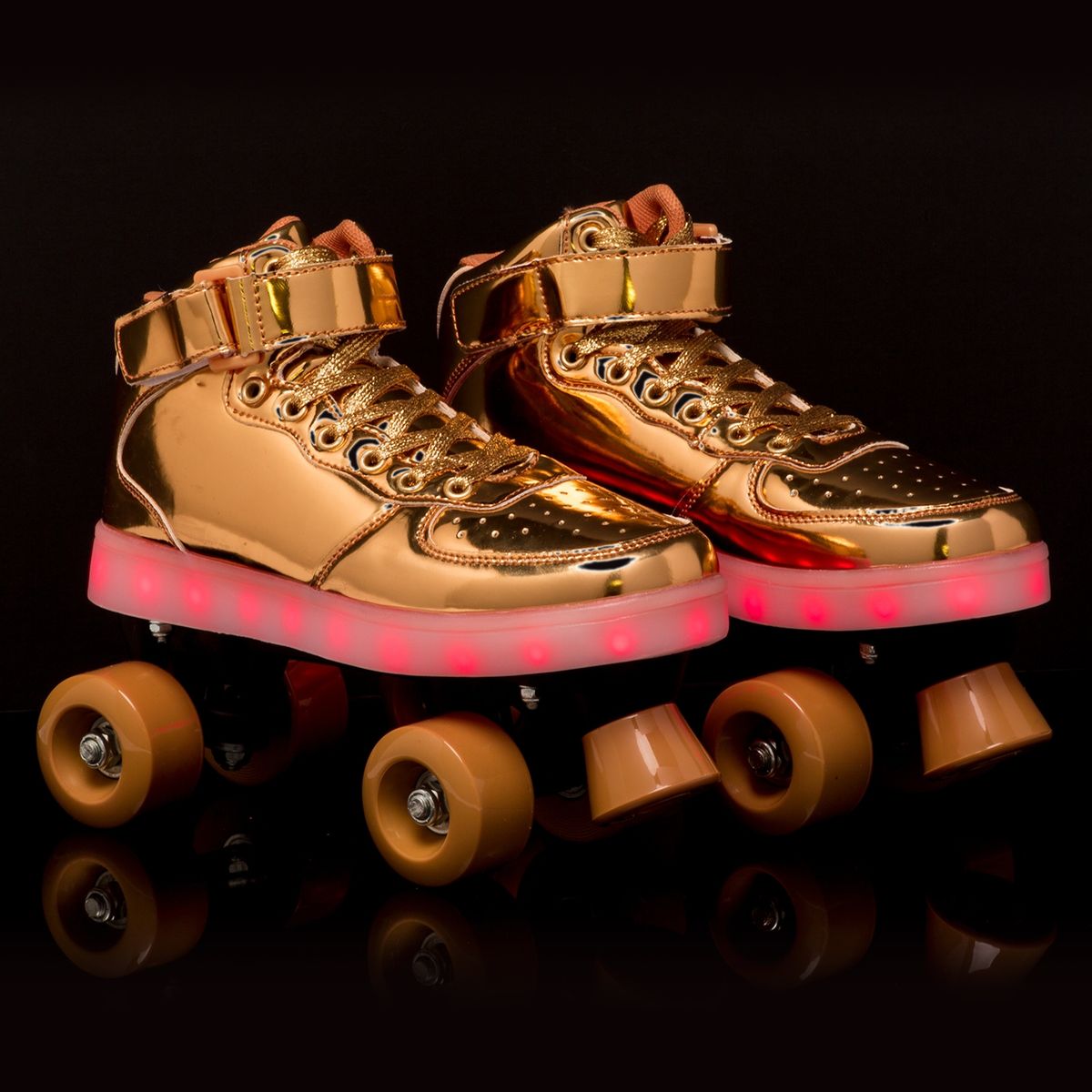 SCOOP - Patin Con Luces Led Dorado 38