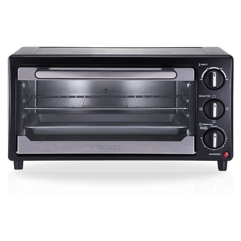 RECCO - Horno Eléctrico Recco 17 Litros con Control de Temperatura