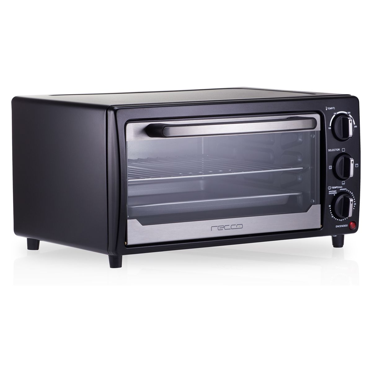 RECCO - Horno Eléctrico Recco 17 Litros con Control de Temperatura