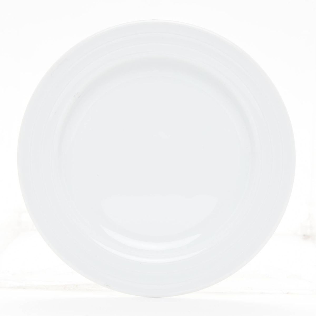 SPAL - Plato De Postre 21 Cm Porcelana Roulette White Loza Spal