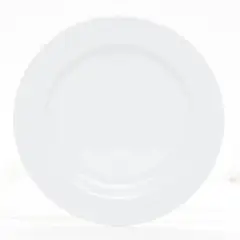 SPAL - Plato De Postre 21 Cm Porcelana Roulette White Loza