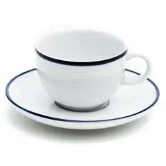 SPAL - Taza de Té 11cm + Plato 12cm Porcelana Roulette Loza