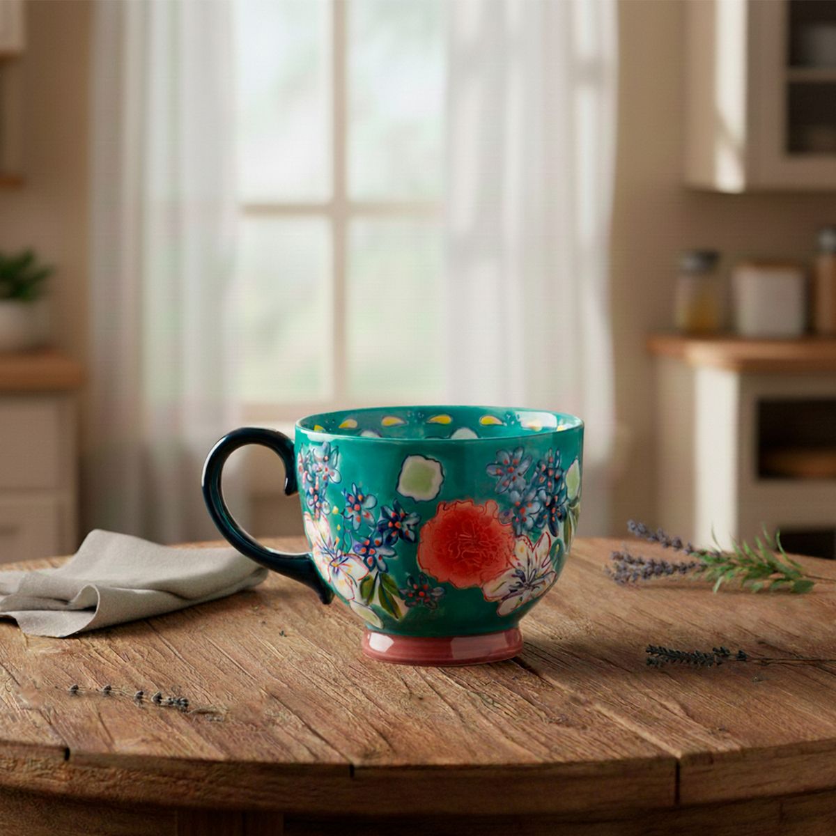 ROBERTA ALLEN - Mugs Flori Gipsy Diseño Floral 15 Cm Roberta Allen