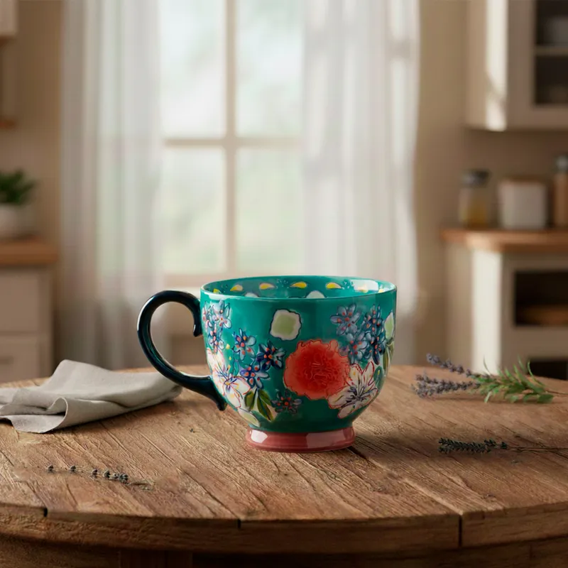 ROBERTA ALLEN - Mugs Flori Diseño Floral 15 cm Roberta Allen