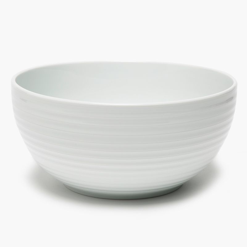SPAL - Ensaladera 28cm Porcelana Roulette White Loza Spal