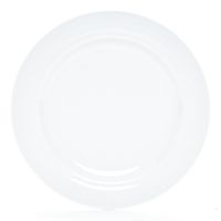 Plato De Fondo 27Cm Porcelana Roulette White Loza