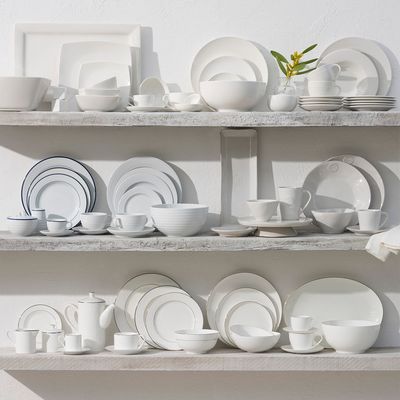 Imagen 2 del producto Taza De Té + Plato Porcelana Roulette White Loza