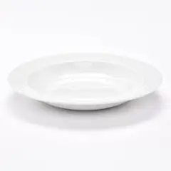 SPAL - Plato Hondo 23 Cm Porcelana Roulette White Loza
