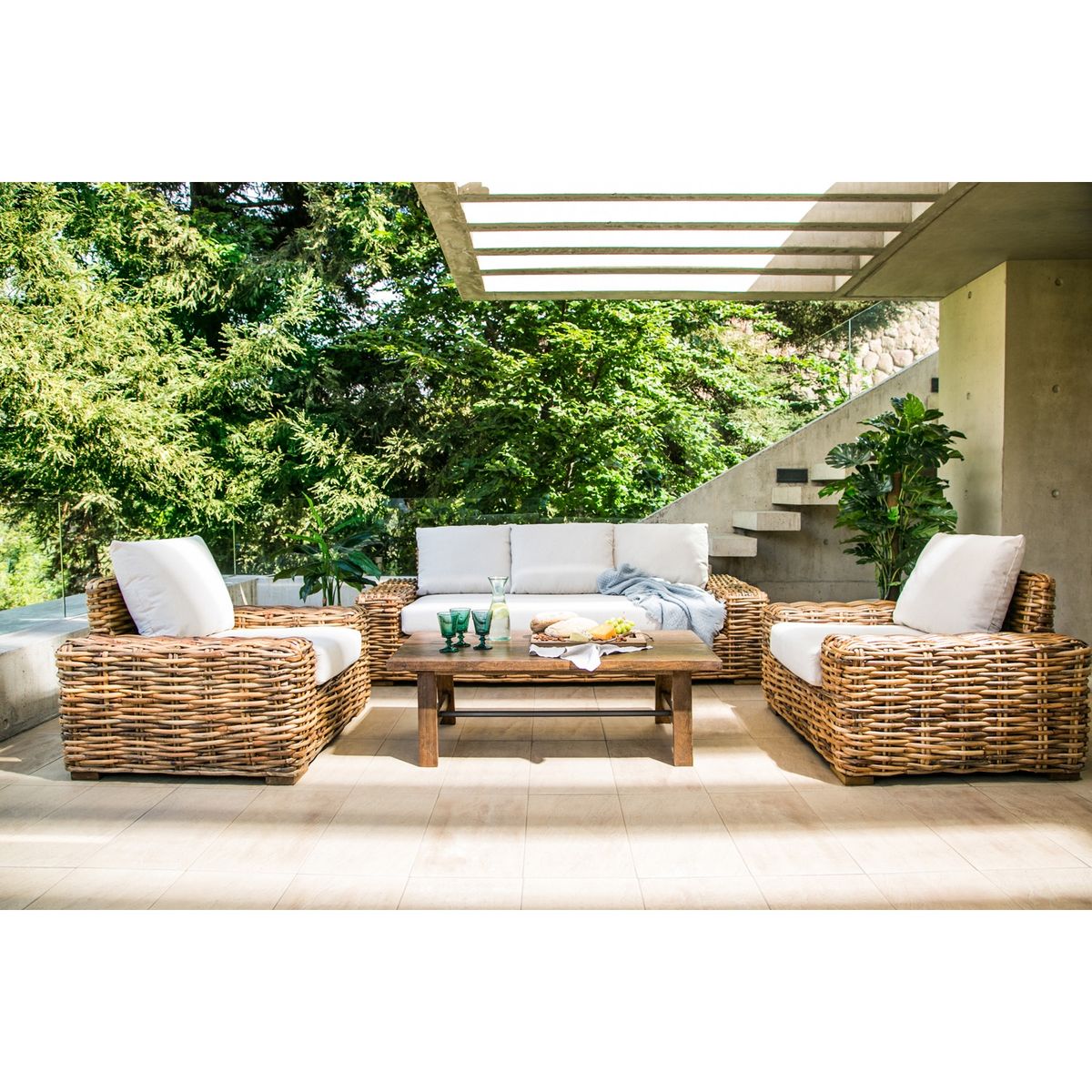 BASEMENT HOME - Sofá De Terraza 1 Cuerpo Kretes Basement Home