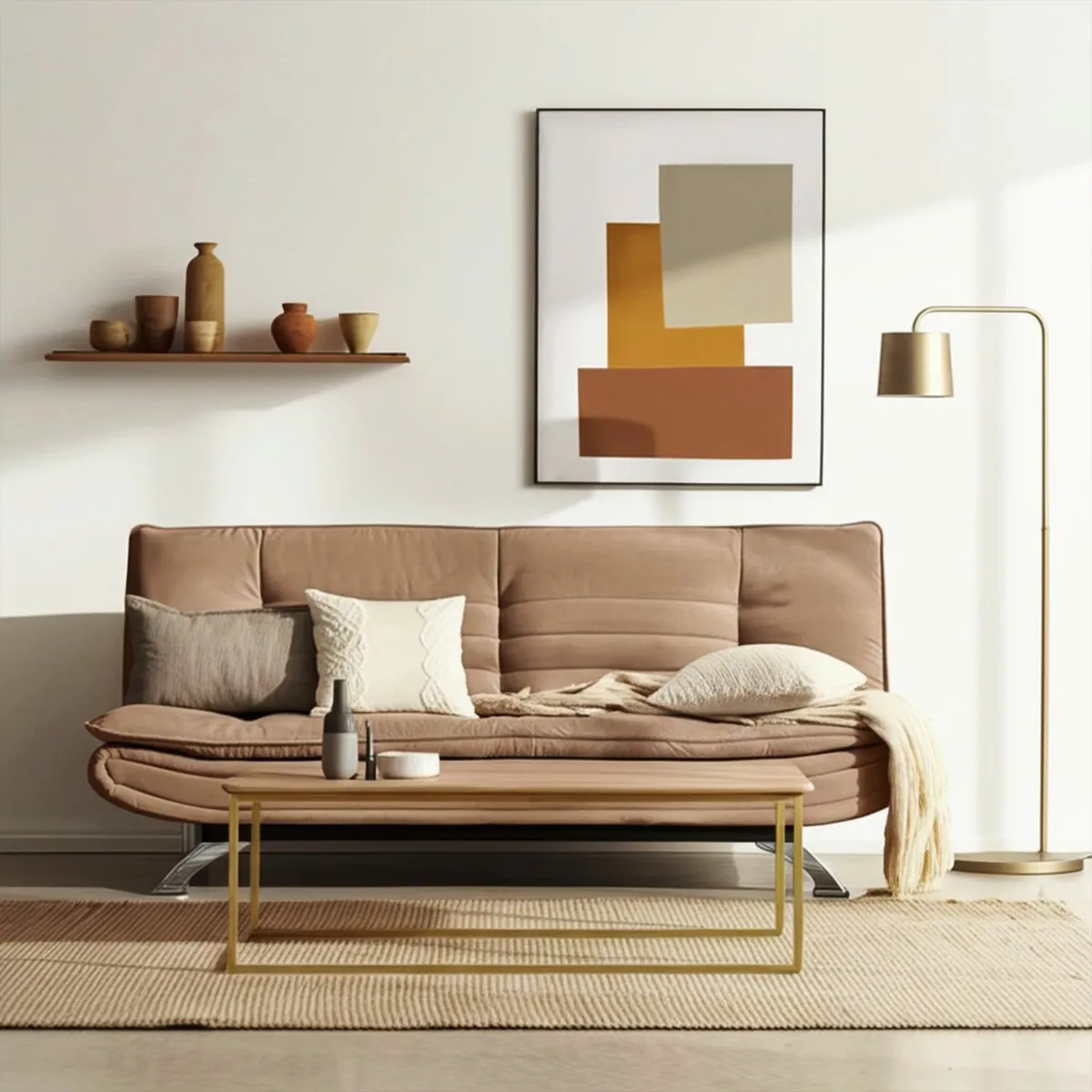 MICA - Sofá Futón Cama Faith 3 Cuerpos Mica