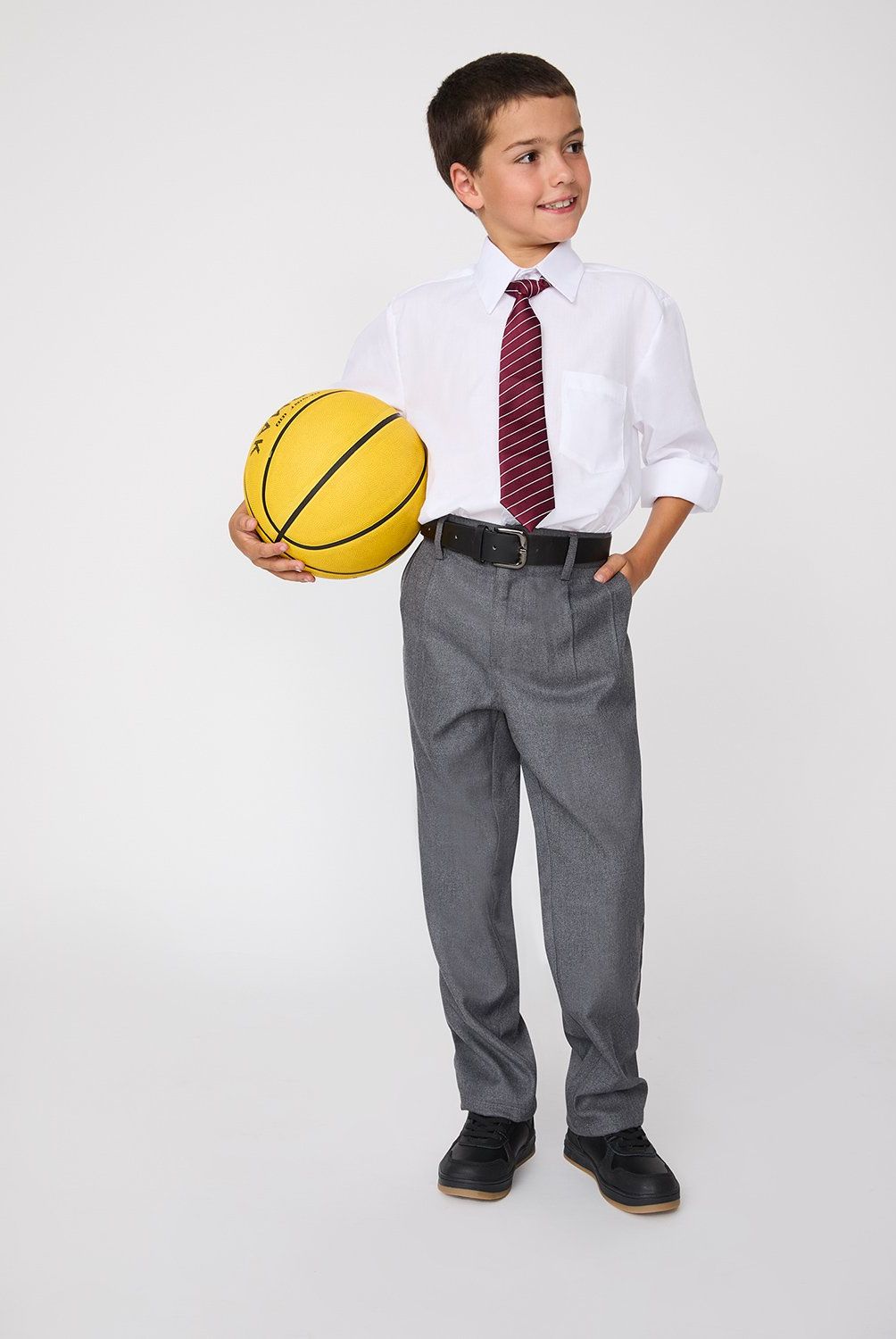 HOLLEY SKOOL - Pantalón Escolar Holley Niño Diseño Liso Fit Recto