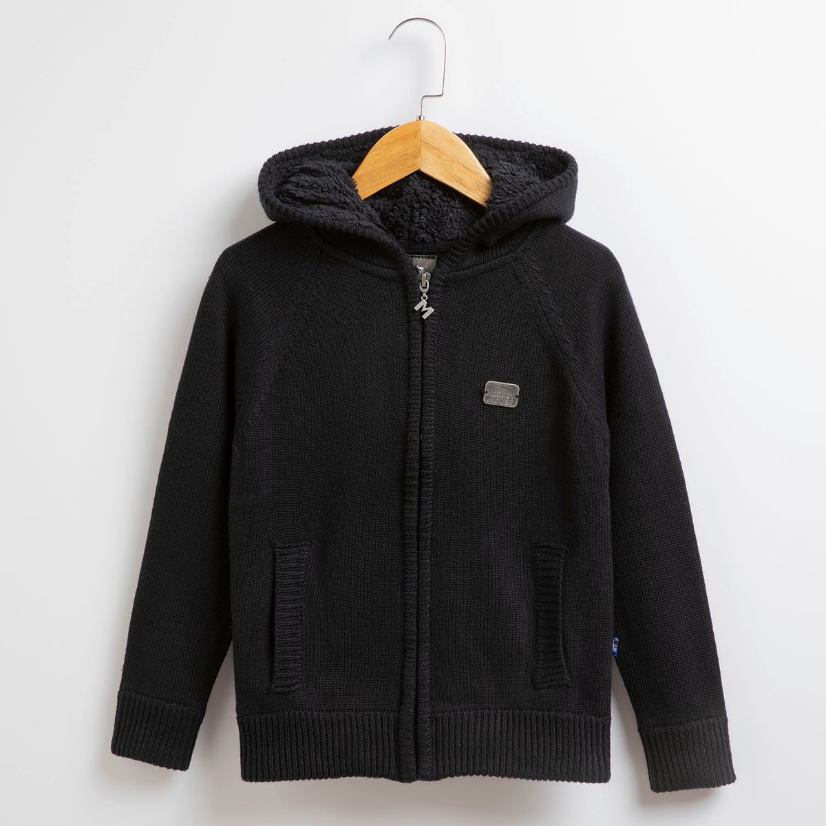 DISNEY - Disney Chaleco Escolar , 55% Algodón 45% Acrilico Con Gorro , Cuepo Interior Coral Fleece ,Pretina Y Puños Dobles, Incluye Etiqueta De Nombre