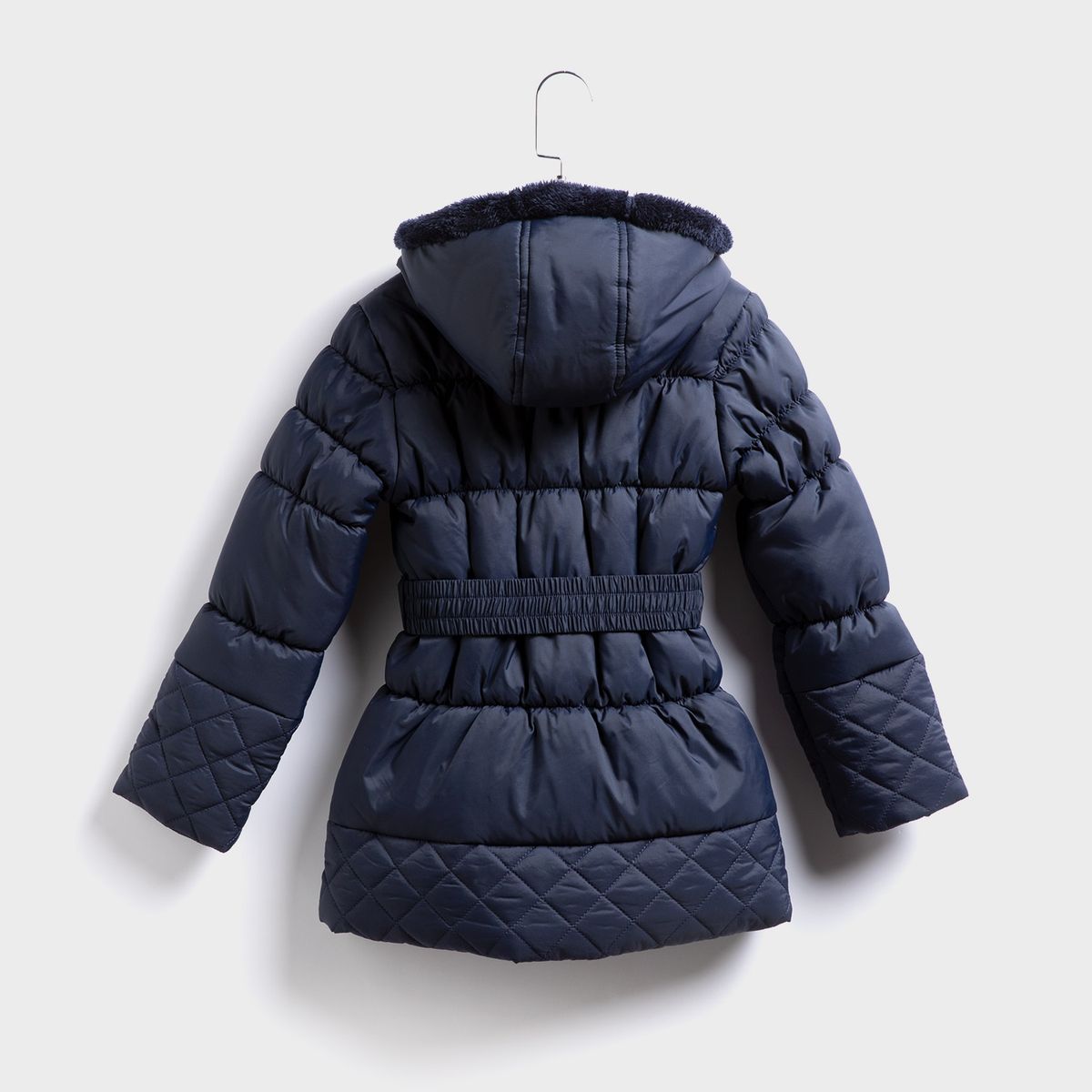 PRINCESAS - Princesa Parka Escolar, 100 Nylon, Cuerpo y Nbsp; Gorro Nbsp; Interior Polar Fleece , Incluye Cinturon, 2 Bolsillos Al Costado, Incluye Etiqueta de Nombre