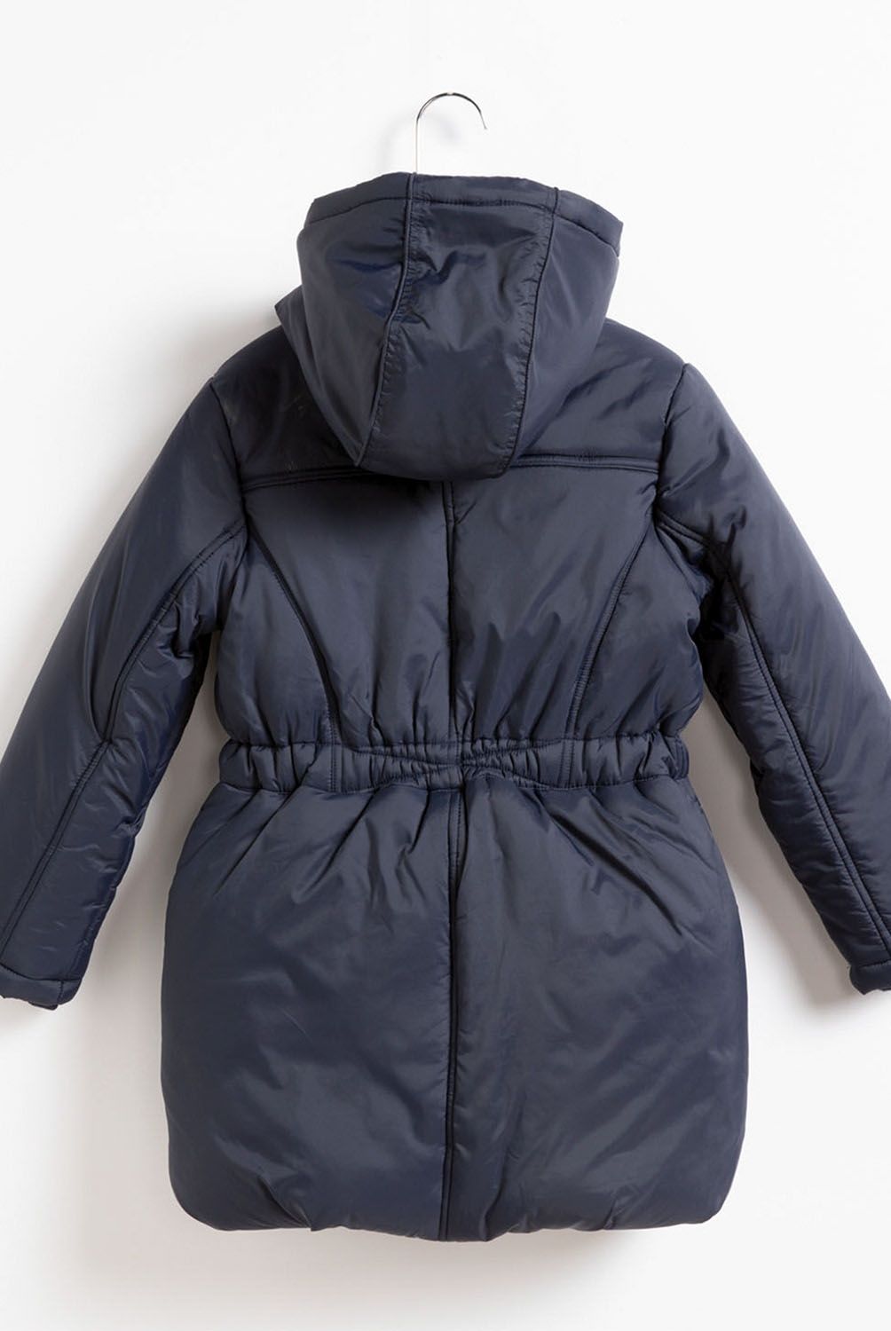 PRINCESAS - Princesa Parka Escolar Larga, 100% Nylon, Cuerpo Y Gorro Interior Polar Fleece ,Cintura Elasticada , Doble Puño, 2 Bolsillos Al Costado, 1 Bolsillo Interior, Incluye Etiqueta De Nombre