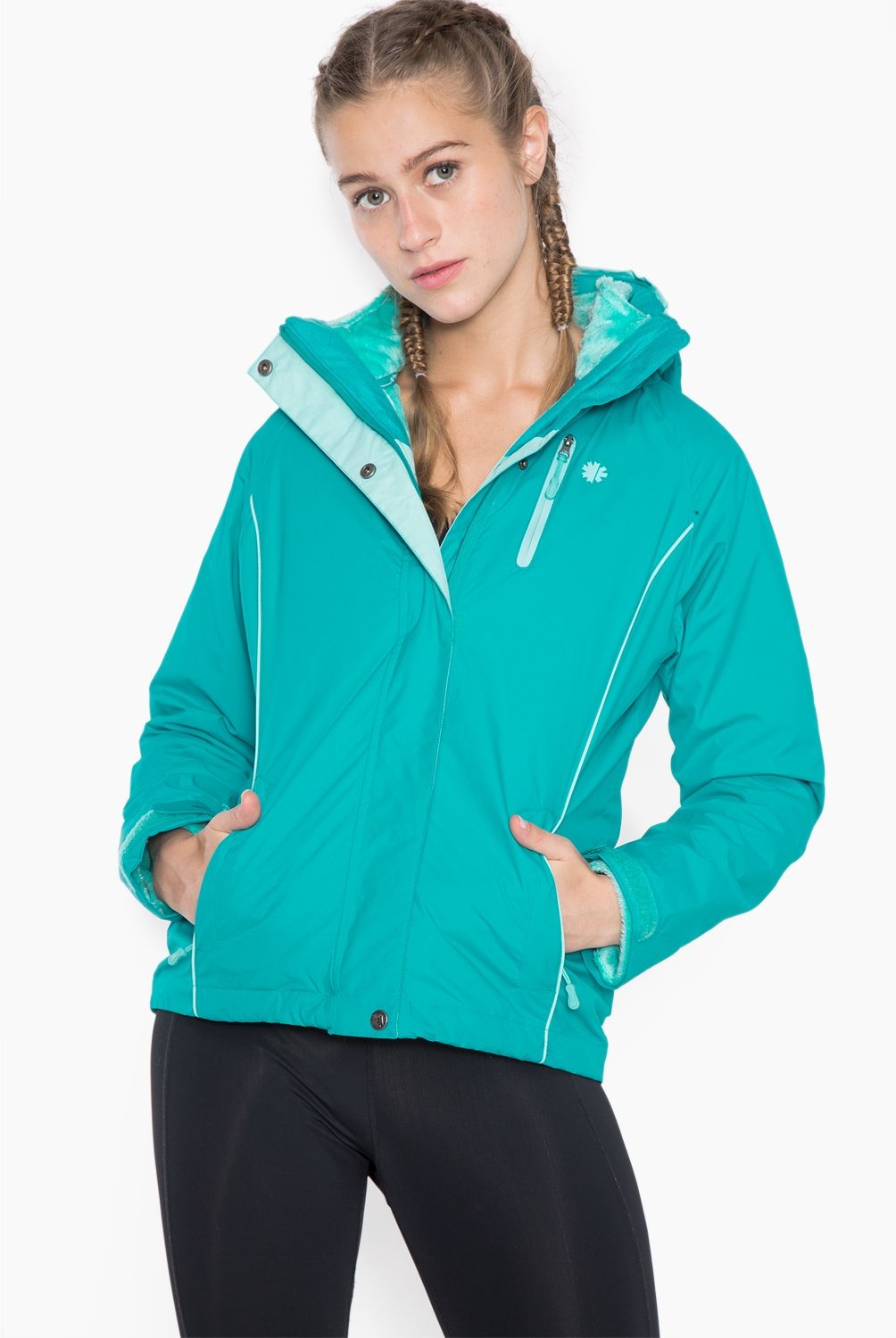 MOUNTAIN GEAR - Parka Deportiva Mujer 3 en 1