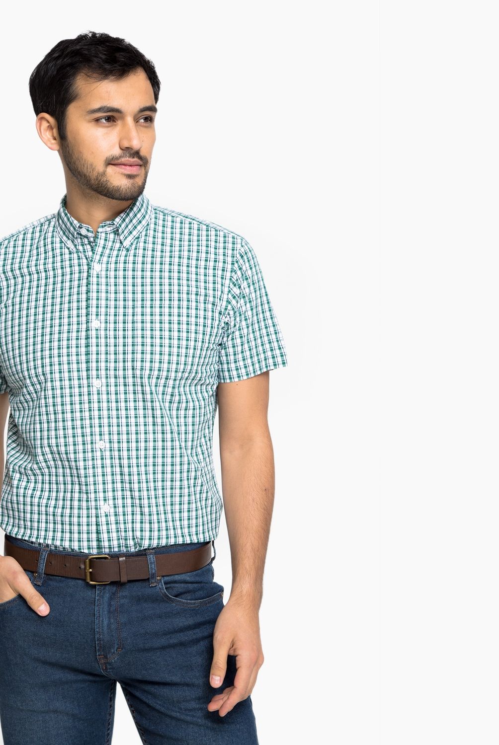 CHRISTIAN LACROIX - CAMISA SP MC FA CC CHECK I