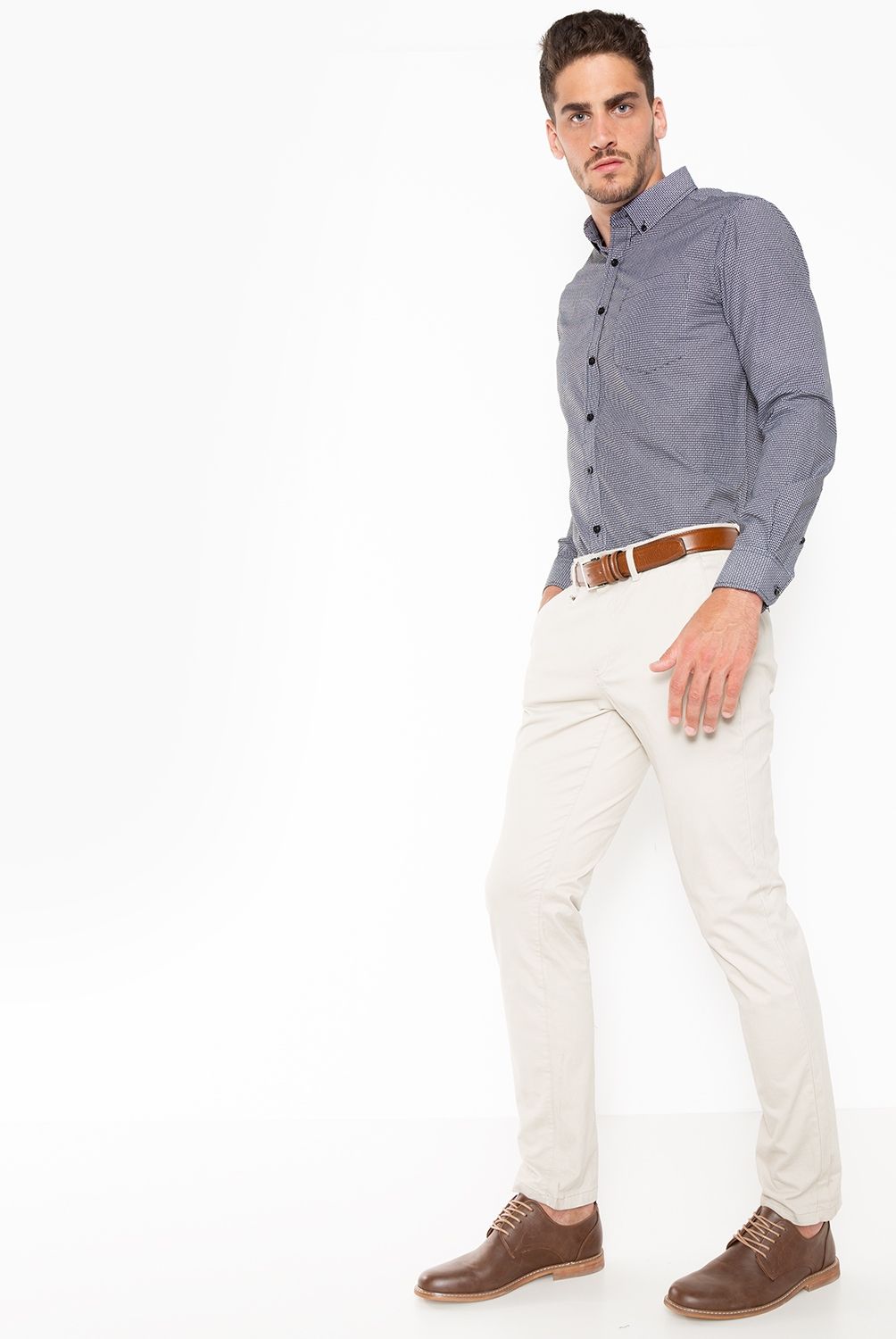 NEWPORT - CAMISA SP ML FA CLP FLECHA