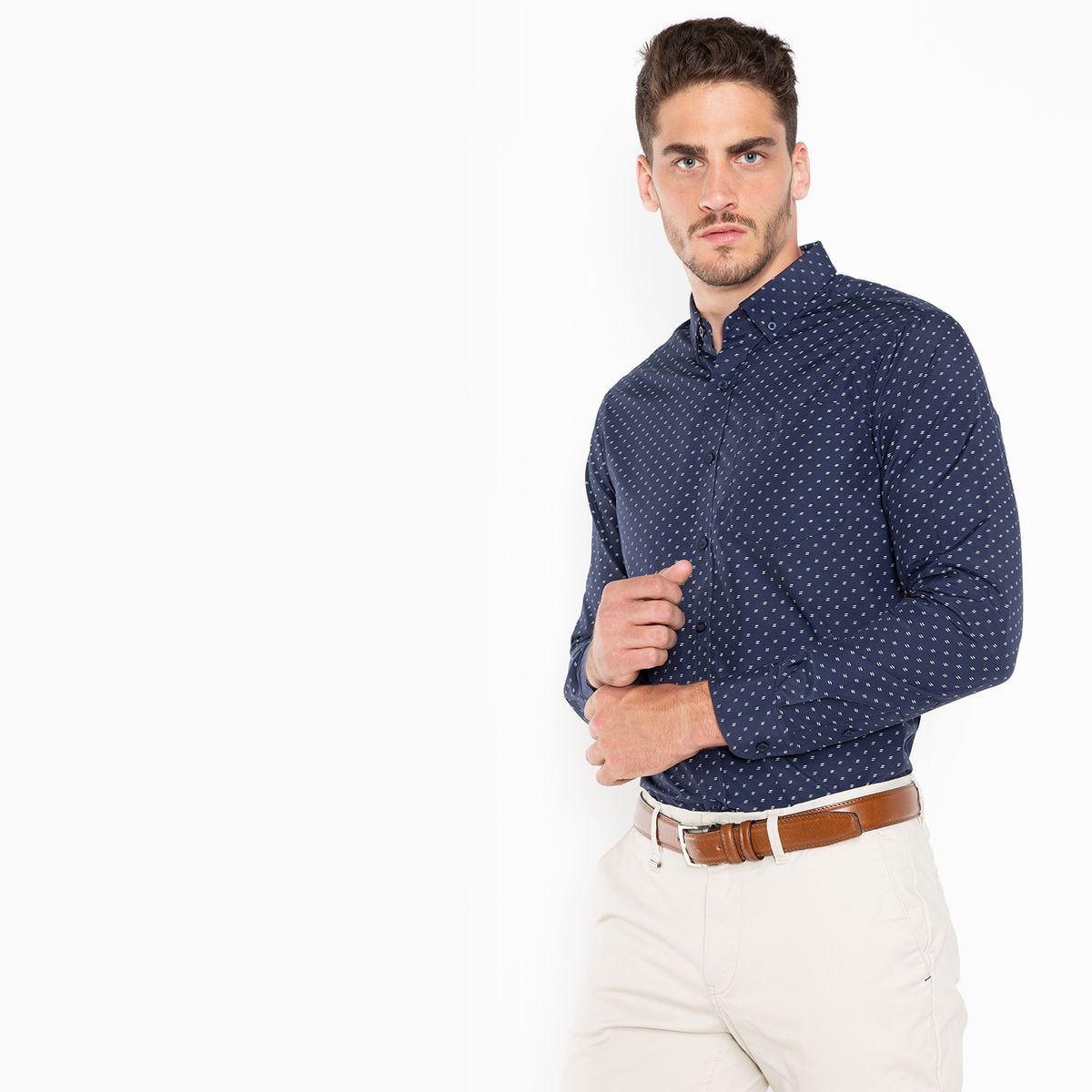 NEWPORT - CAMISA SP ML FA CLP RECTA