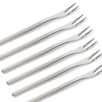 Imagen 2 del producto Set 6 Tenedores Cocktail Aperitivo Nuova