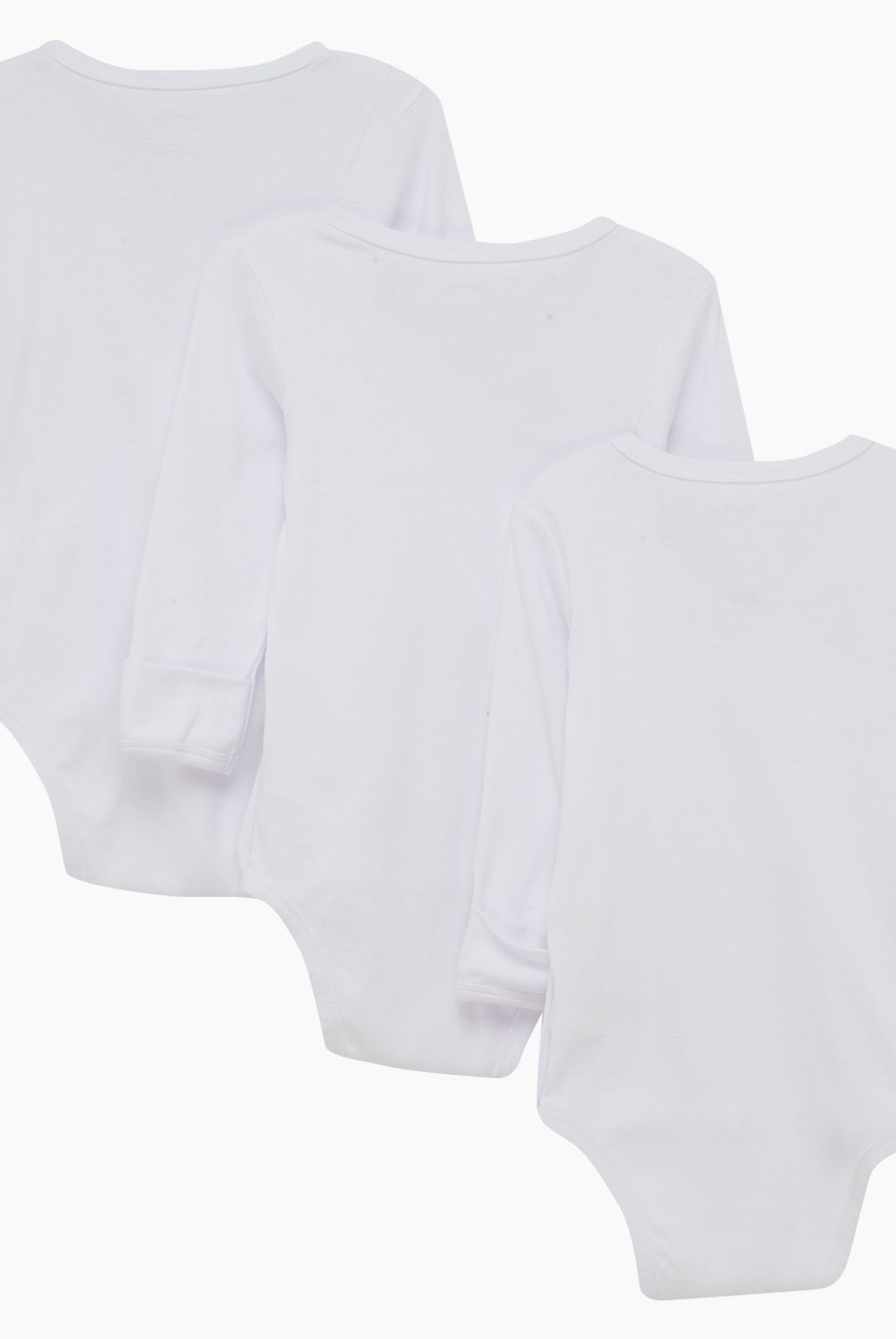 YAMP - Body Blaco Pack De 3 Unidades Bebé Unisex