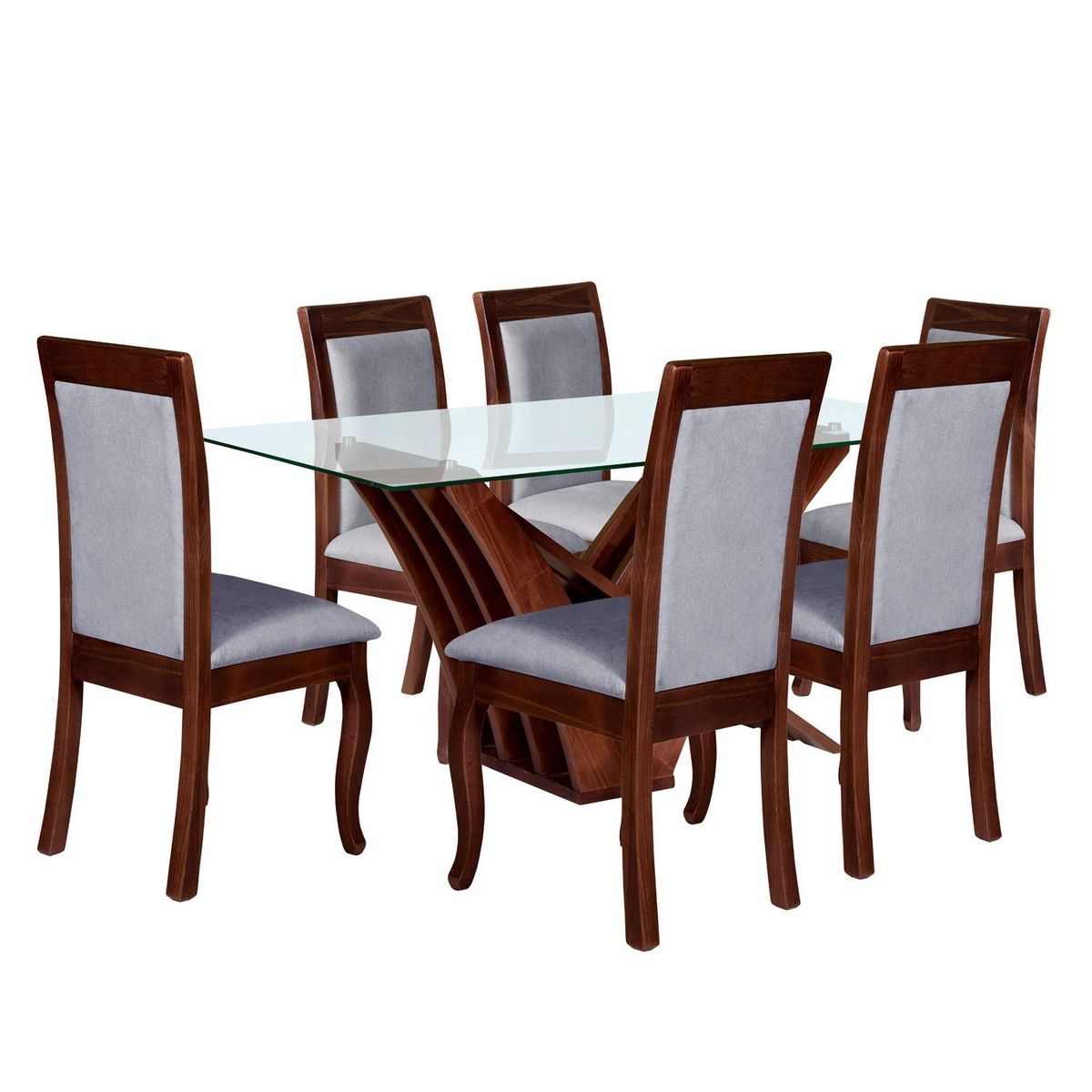 RIGAL - Juego de Comedor 6 Sillas