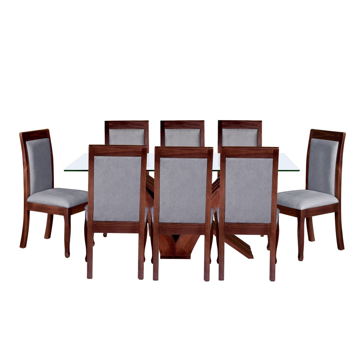 RIGAL - Juego de Comedor 8 Sillas