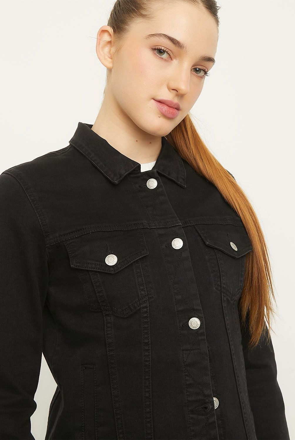 SYBILLA - Chaqueta Jeans Mujer Sybilla Algodón Manga Larga